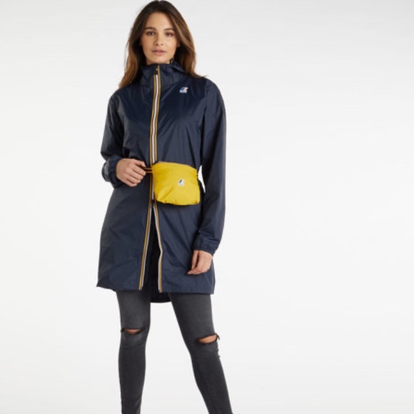 K-Way Jackets & Blazers - NEW • K-Way • Eiffel Trench Coat Waterproof Navy